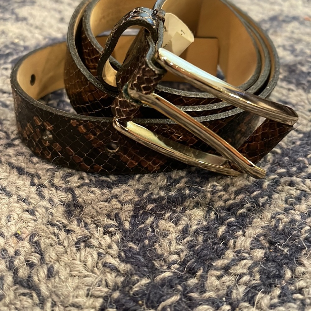 Banana Republic Faux Snakeskin Belt Medium